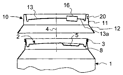 A single figure which represents the drawing illustrating the invention.